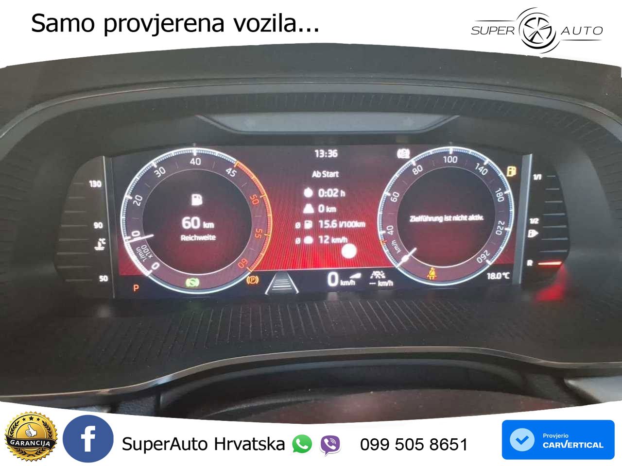 Škoda Octavia Combi 2.0 TDI (150 KS) DSG LED+GR SJED+ACC