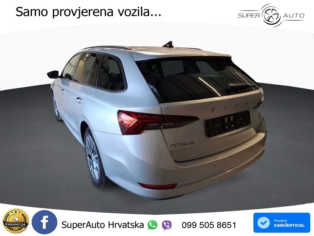 Škoda Octavia Combi 2.0 TDI (150 KS) DSG LED+GR SJED+ACC