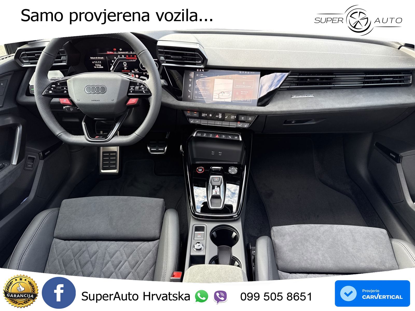 Audi RS3 Sportback 2.5 TFSI (400 KS) quattro S tronic MATRIX+GR SJED+KAM