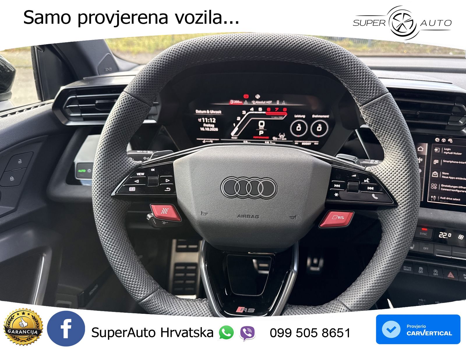Audi RS3 Sportback 2.5 TFSI (400 KS) quattro S tronic MATRIX+GR SJED+KAM