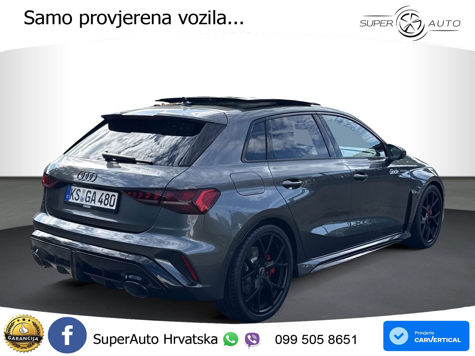Audi RS3 Sportback 2.5 TFSI (400 KS) quattro S tronic MATRIX+GR SJED+KAM