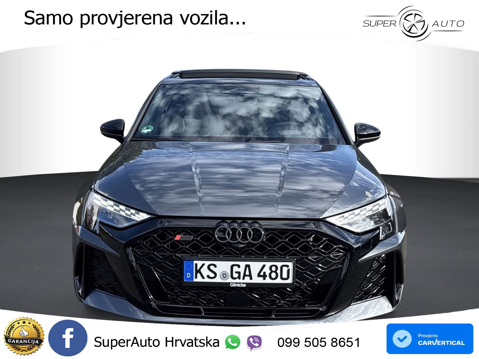 Audi RS3 Sportback 2.5 TFSI (400 KS) quattro S tronic MATRIX+GR SJED+KAM
