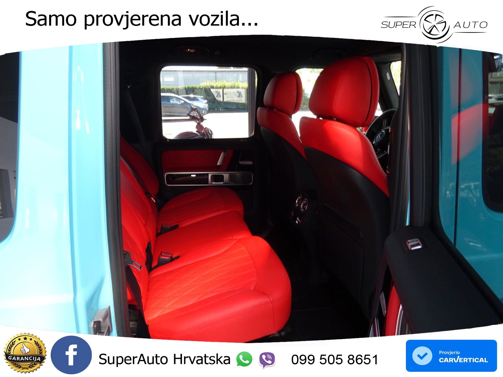 Mercedes AMG G 63 Long V8 (585 KS) 4MATIC 9G-TRONIC AMG SPEEDSHIFT TCT Manufaktur ZRAČNI+ACC+4xGR SJED+360