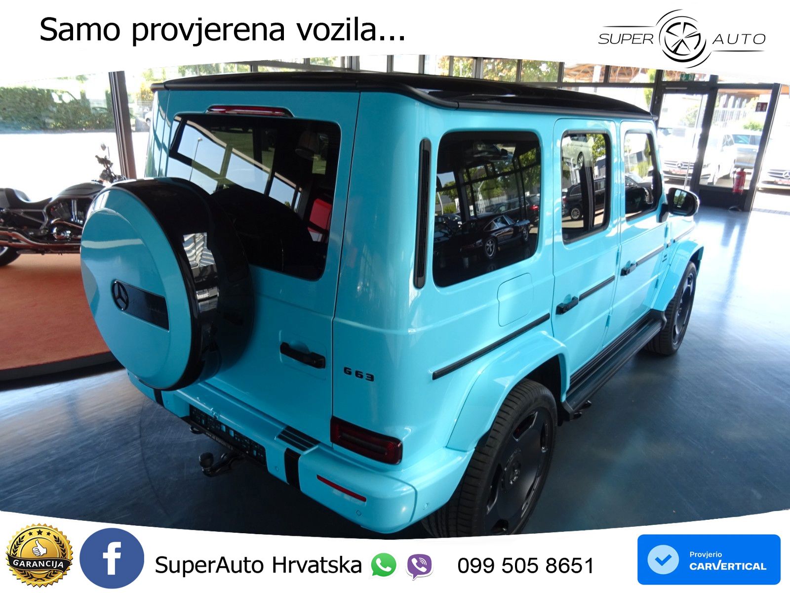 Mercedes AMG G 63 Long V8 (585 KS) 4MATIC 9G-TRONIC AMG SPEEDSHIFT TCT Manufaktur ZRAČNI+ACC+4xGR SJED+360
