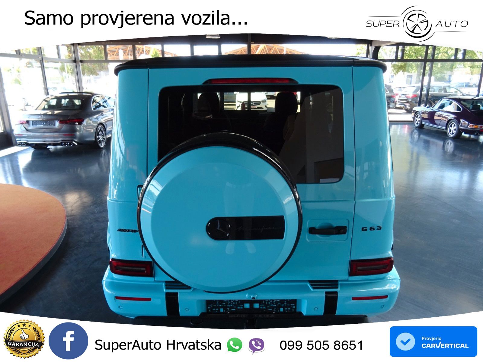 Mercedes AMG G 63 Long V8 (585 KS) 4MATIC 9G-TRONIC AMG SPEEDSHIFT TCT Manufaktur ZRAČNI+ACC+4xGR SJED+360