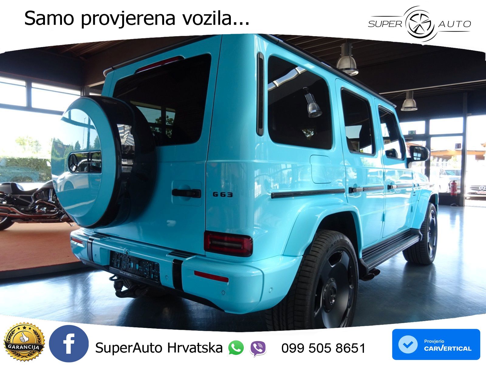 Mercedes AMG G 63 Long V8 (585 KS) 4MATIC 9G-TRONIC AMG SPEEDSHIFT TCT Manufaktur ZRAČNI+ACC+4xGR SJED+360