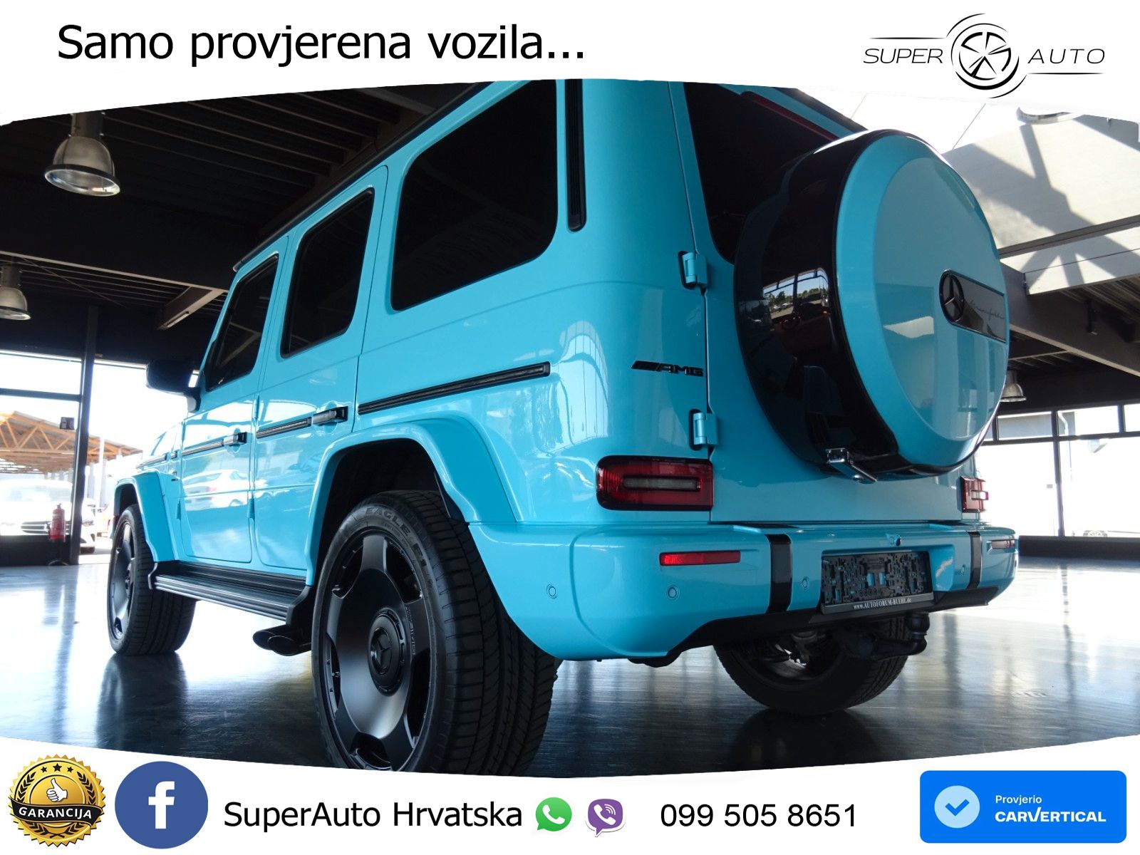 Mercedes AMG G 63 Long V8 (585 KS) 4MATIC 9G-TRONIC AMG SPEEDSHIFT TCT Manufaktur ZRAČNI+ACC+4xGR SJED+360