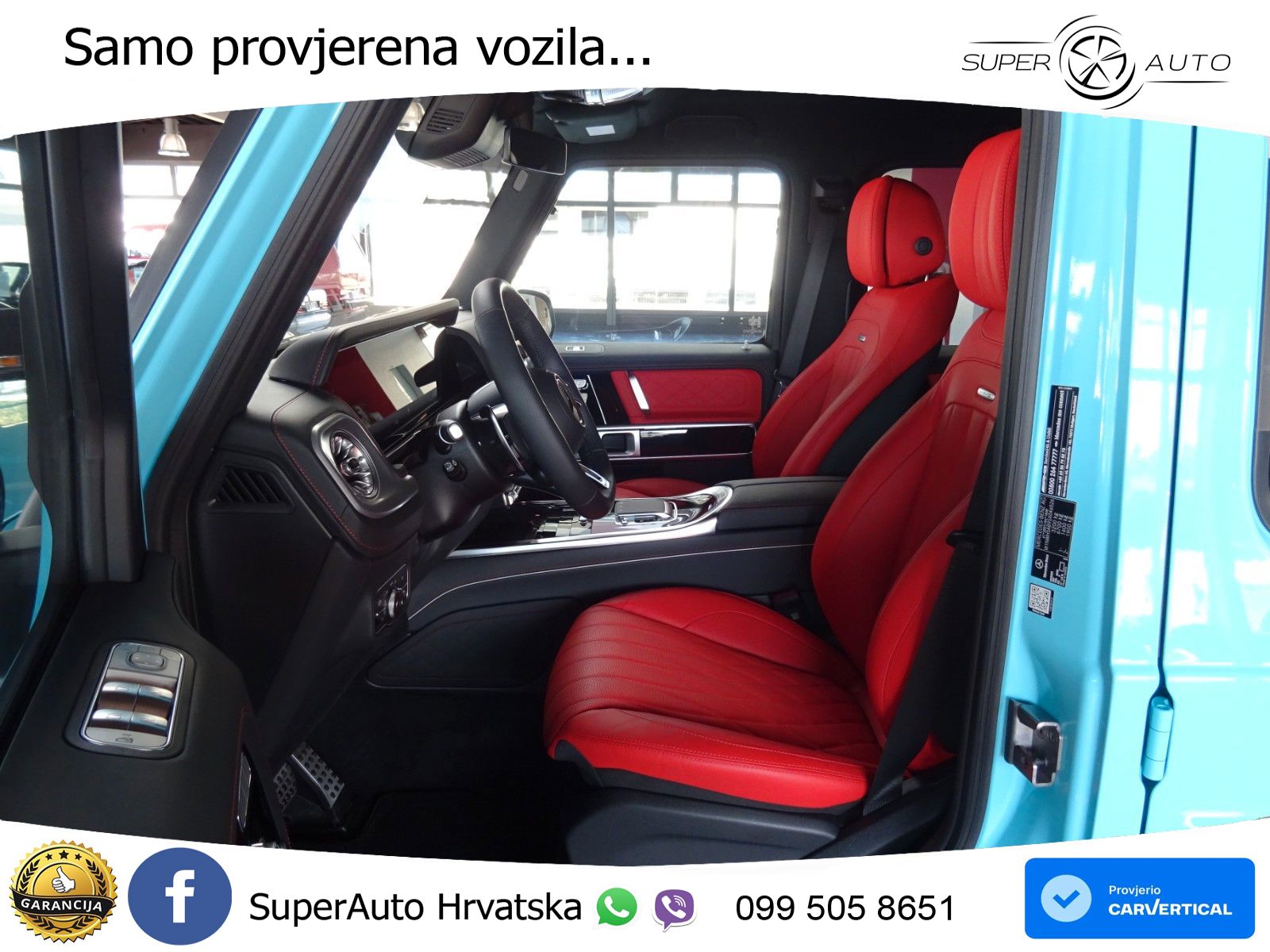 Mercedes AMG G 63 Long V8 (585 KS) 4MATIC 9G-TRONIC AMG SPEEDSHIFT TCT Manufaktur ZRAČNI+ACC+4xGR SJED+360