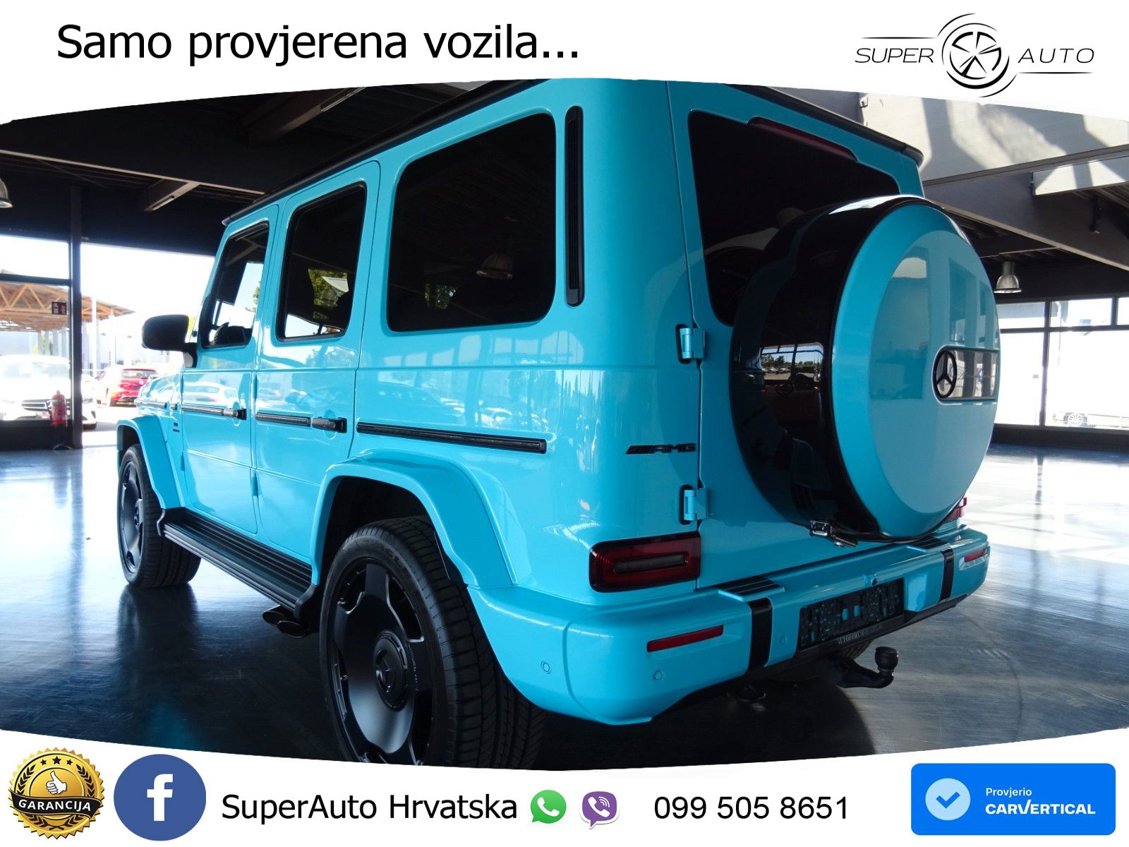 Mercedes AMG G 63 Long V8 (585 KS) 4MATIC 9G-TRONIC AMG SPEEDSHIFT TCT Manufaktur ZRAČNI+ACC+4xGR SJED+360