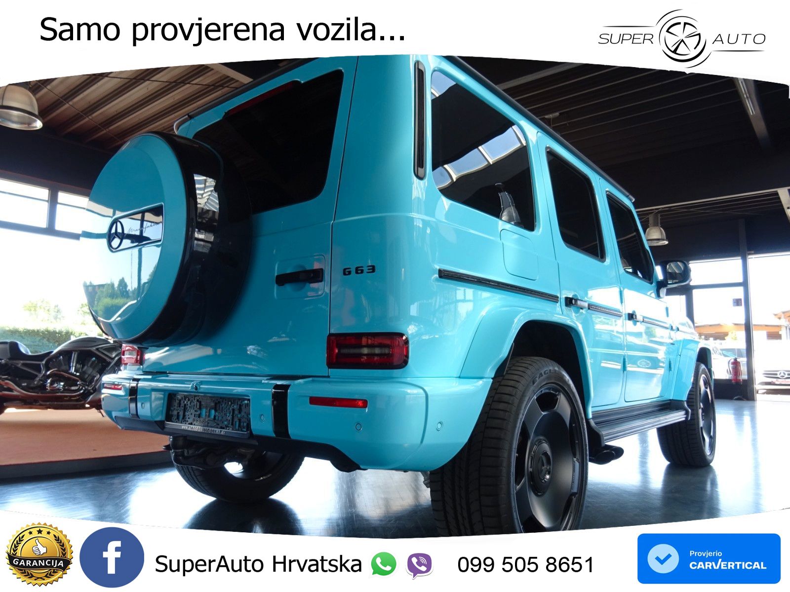 Mercedes AMG G 63 Long V8 (585 KS) 4MATIC 9G-TRONIC AMG SPEEDSHIFT TCT Manufaktur ZRAČNI+ACC+4xGR SJED+360