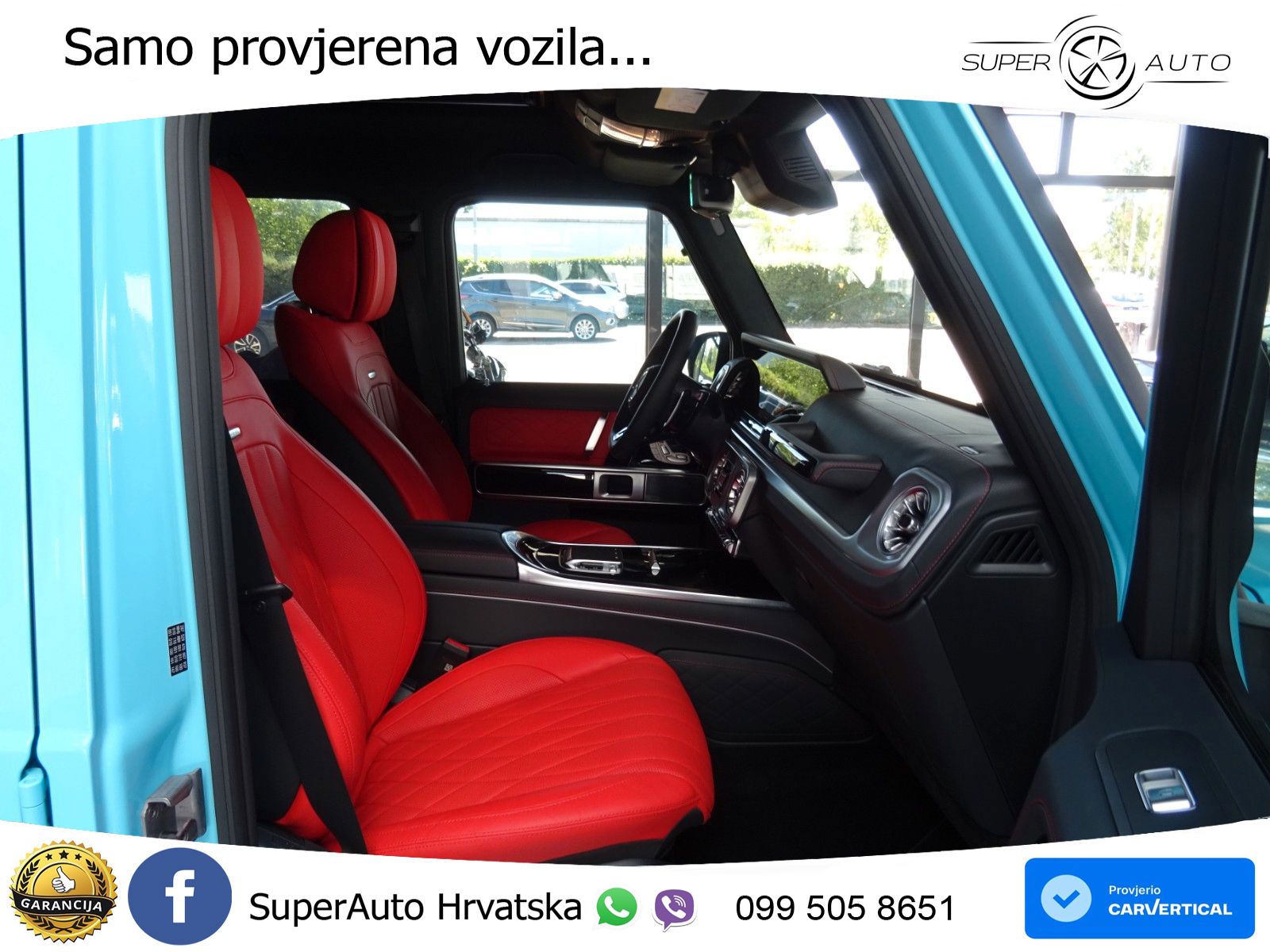 Mercedes AMG G 63 Long V8 (585 KS) 4MATIC 9G-TRONIC AMG SPEEDSHIFT TCT Manufaktur ZRAČNI+ACC+4xGR SJED+360