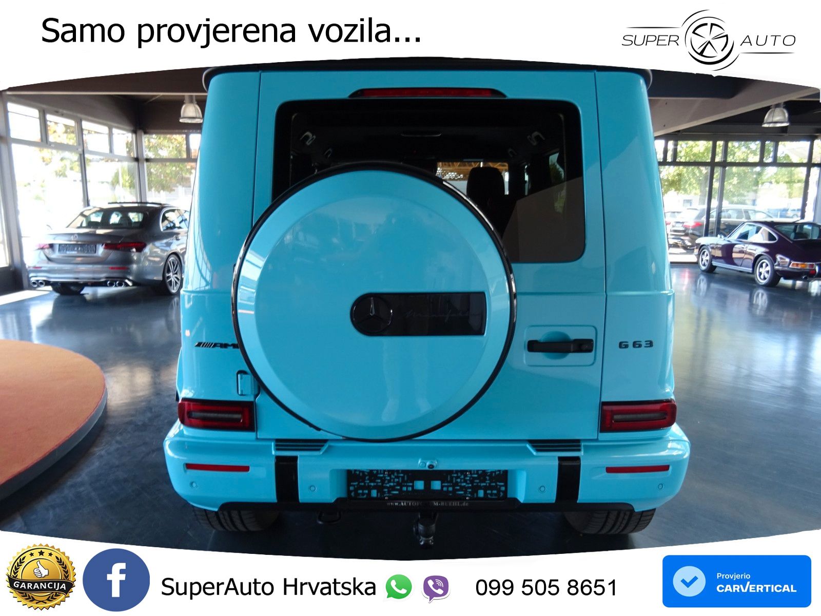 Mercedes AMG G 63 Long V8 (585 KS) 4MATIC 9G-TRONIC AMG SPEEDSHIFT TCT Manufaktur ZRAČNI+ACC+4xGR SJED+360