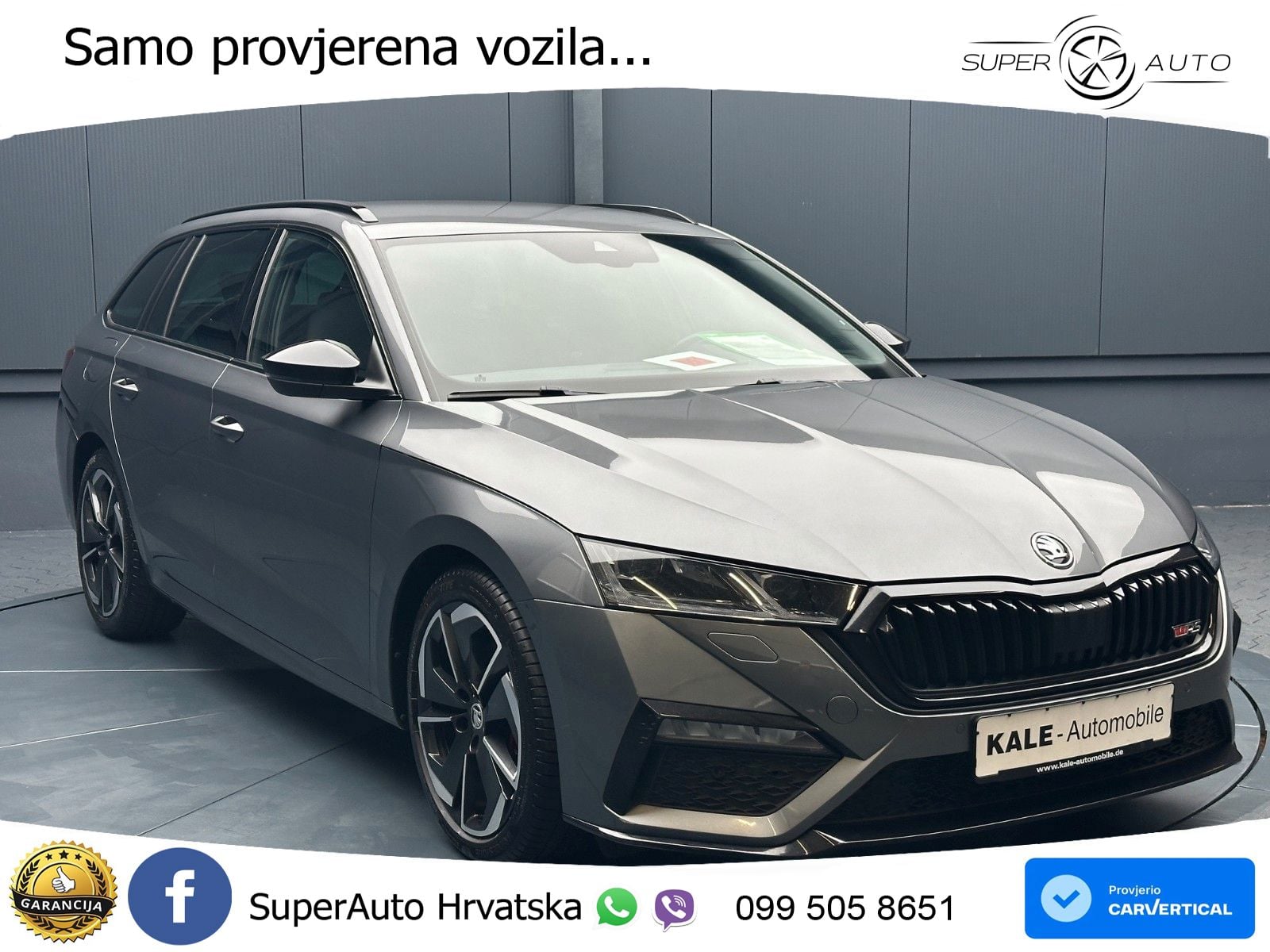 Škoda Octavia Combi RS 2.0 TDI (200 KS) DSG