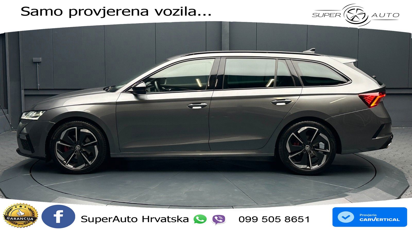 Škoda Octavia Combi RS 2.0 TDI (200 KS) DSG