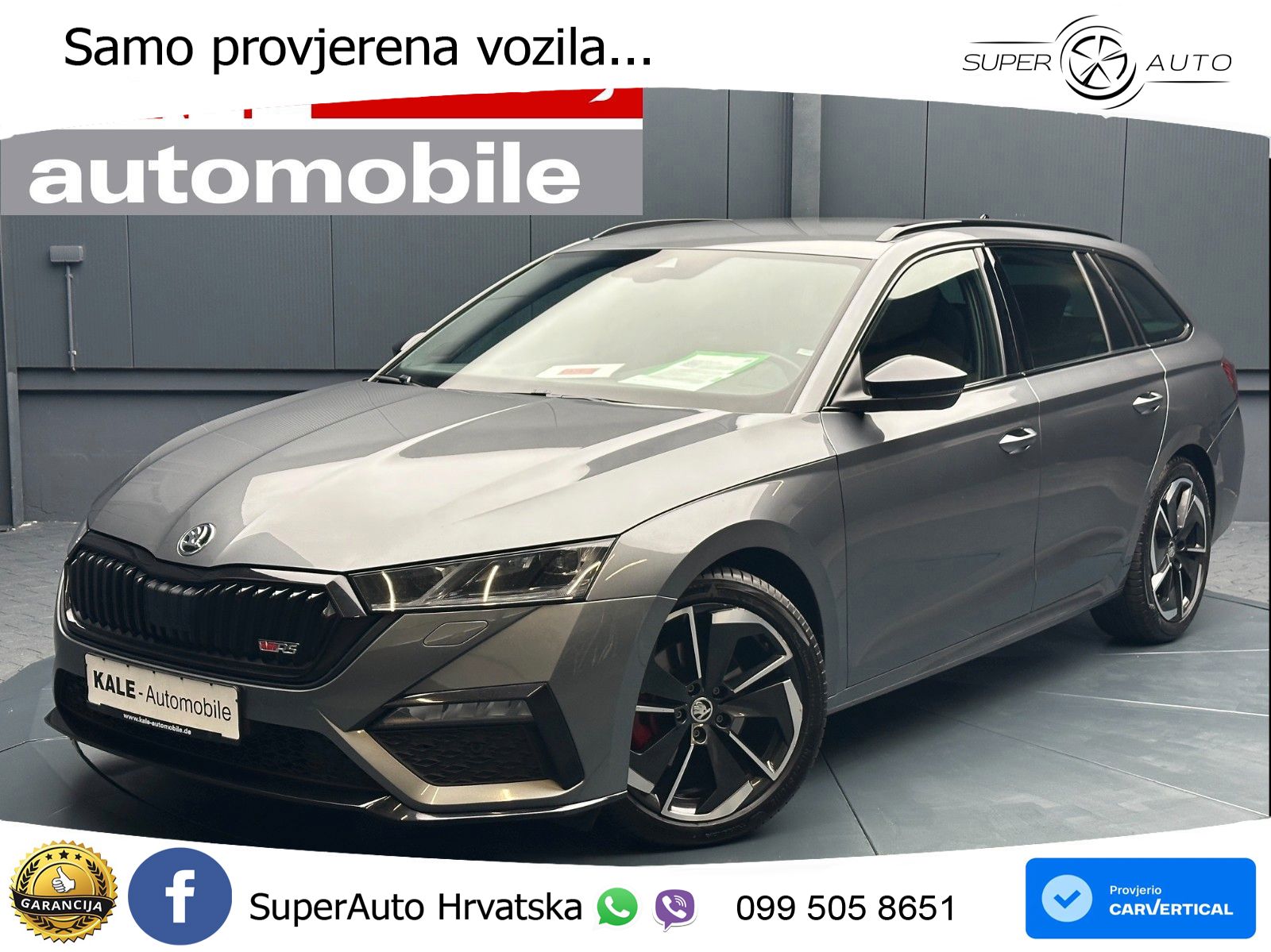 Škoda Octavia Combi RS 2.0 TDI (200 KS) DSG