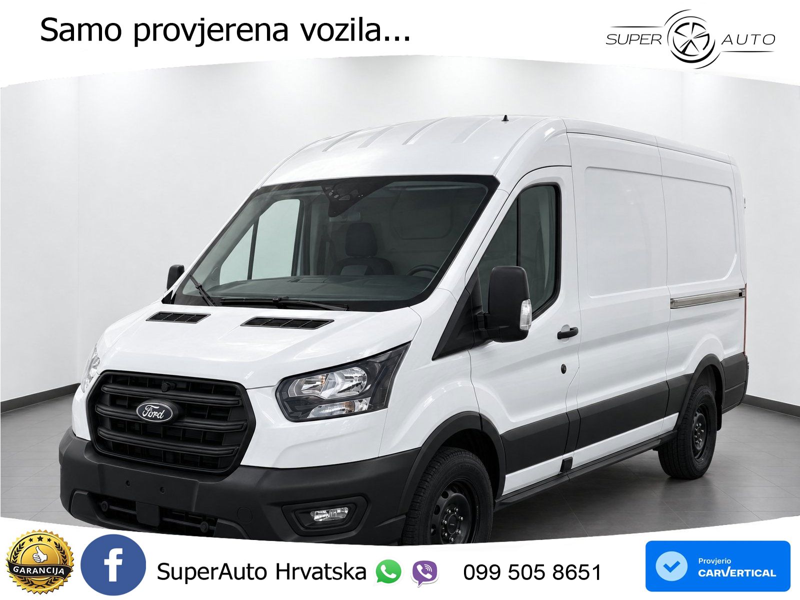 Ford Transit V363 Kasten Trend 350L2 2.0l EcoBlue PDC 105 KS