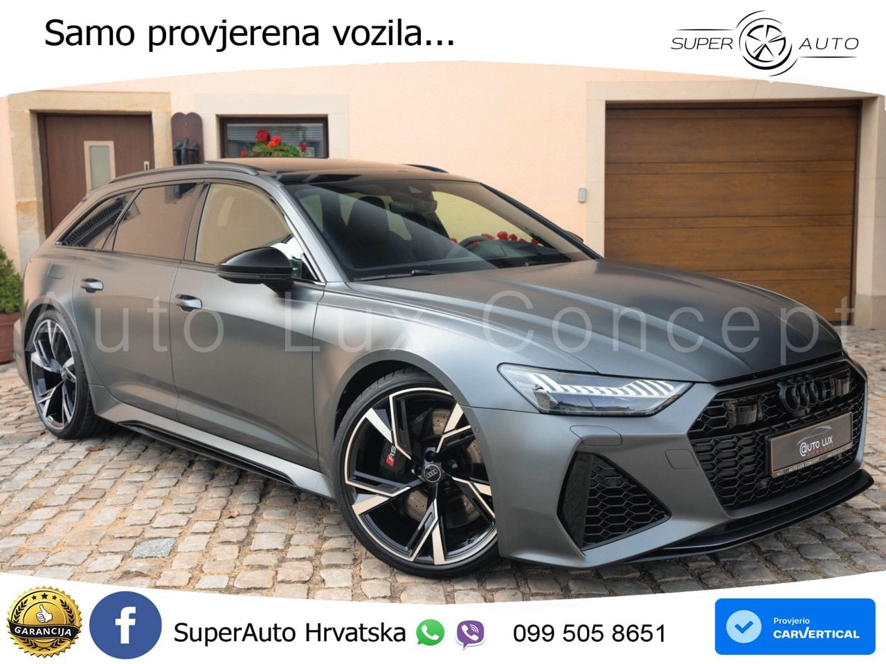 Audi RS6 Avant 4.0 TFSI V8 (600 KS) quattro Tiptronic LED+GR SJED+ACC