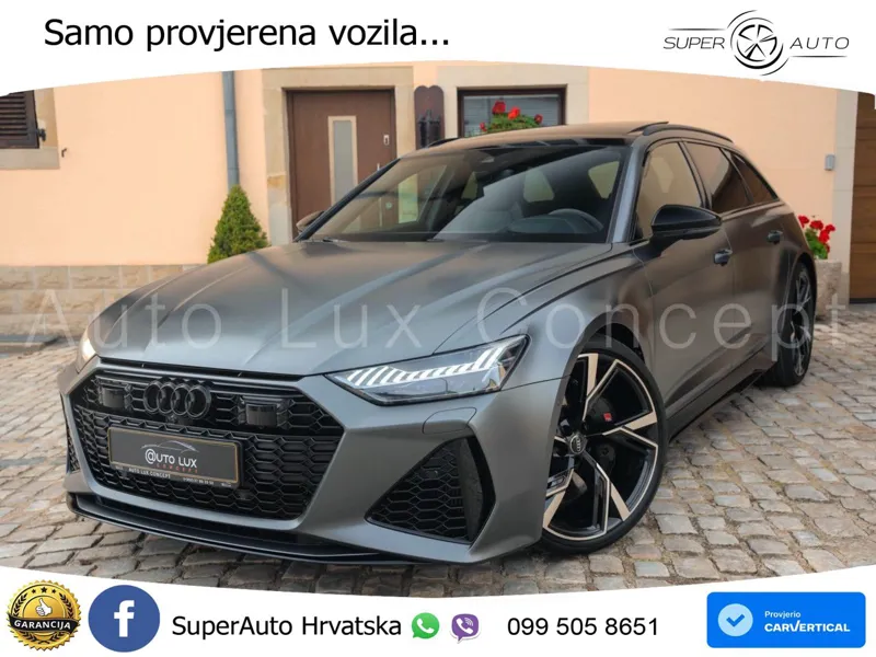 Audi RS6 Avant 4.0 TFSI V8 (600 KS) quattro Tiptronic LED+GR SJED+ACC