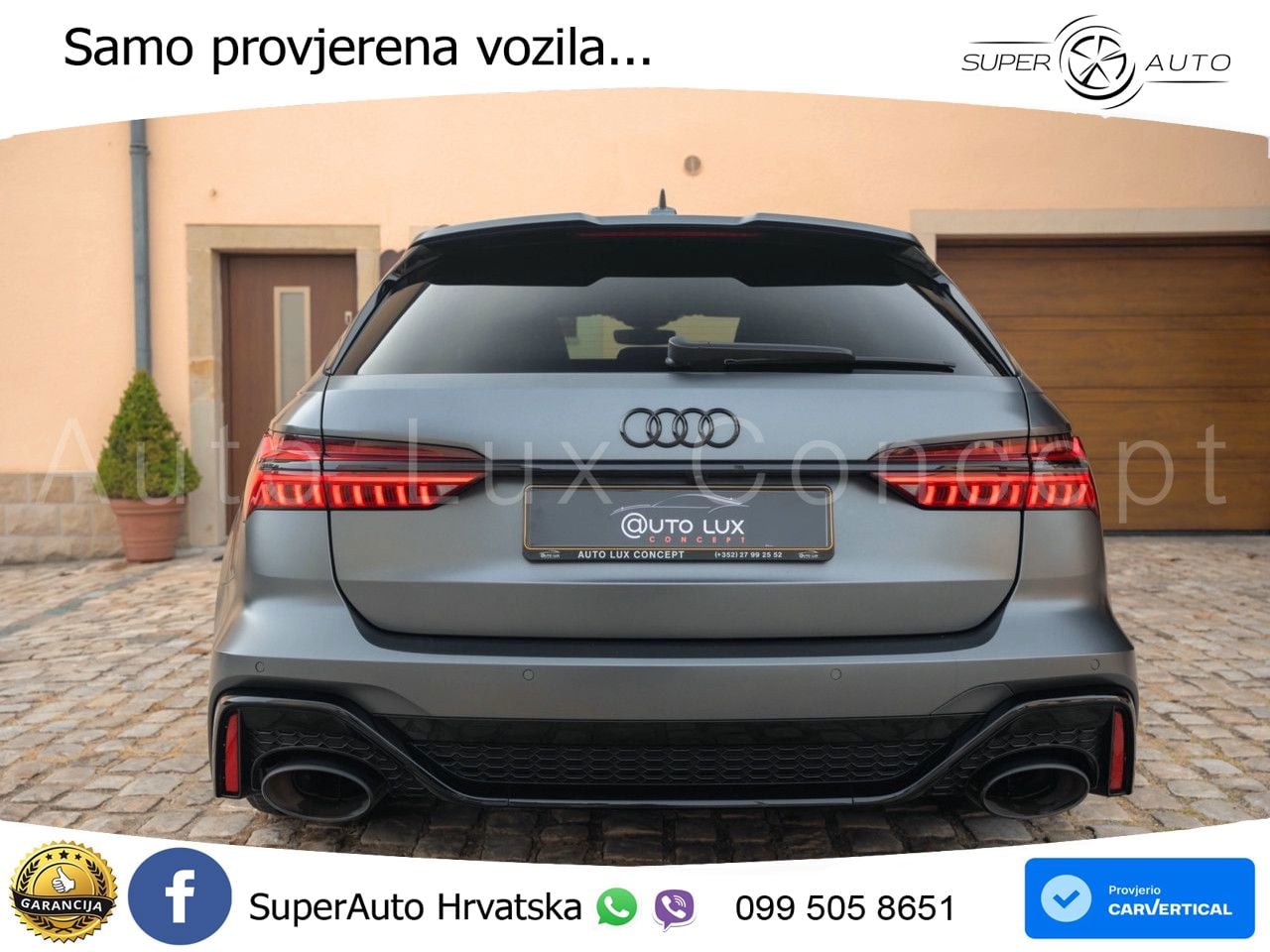 Audi RS6 Avant 4.0 TFSI V8 (600 KS) quattro Tiptronic LED+GR SJED+ACC