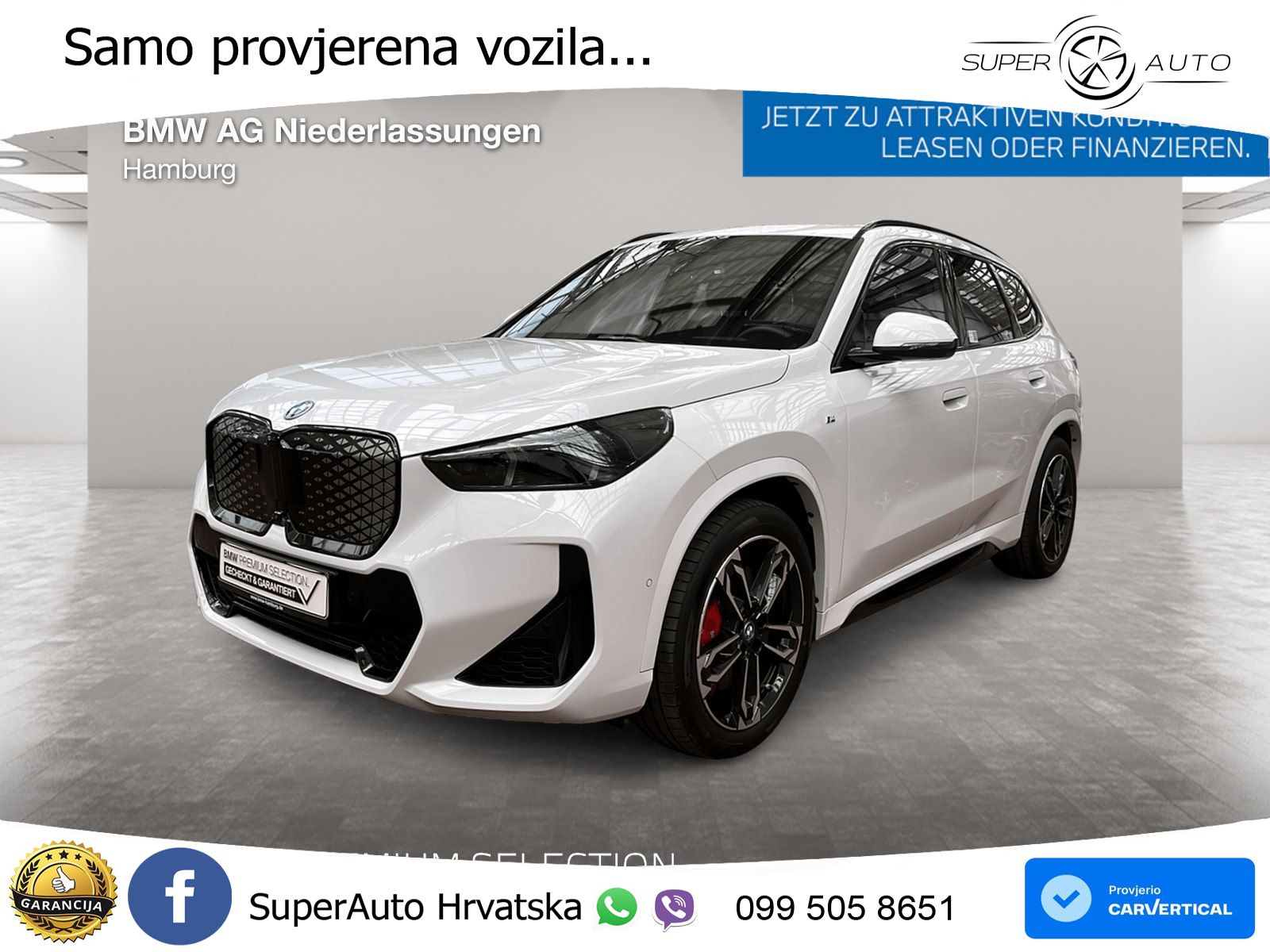 BMW iX1 68 kWh (313 KS) xDrive30 M Sport LED+GR SJED+ACC