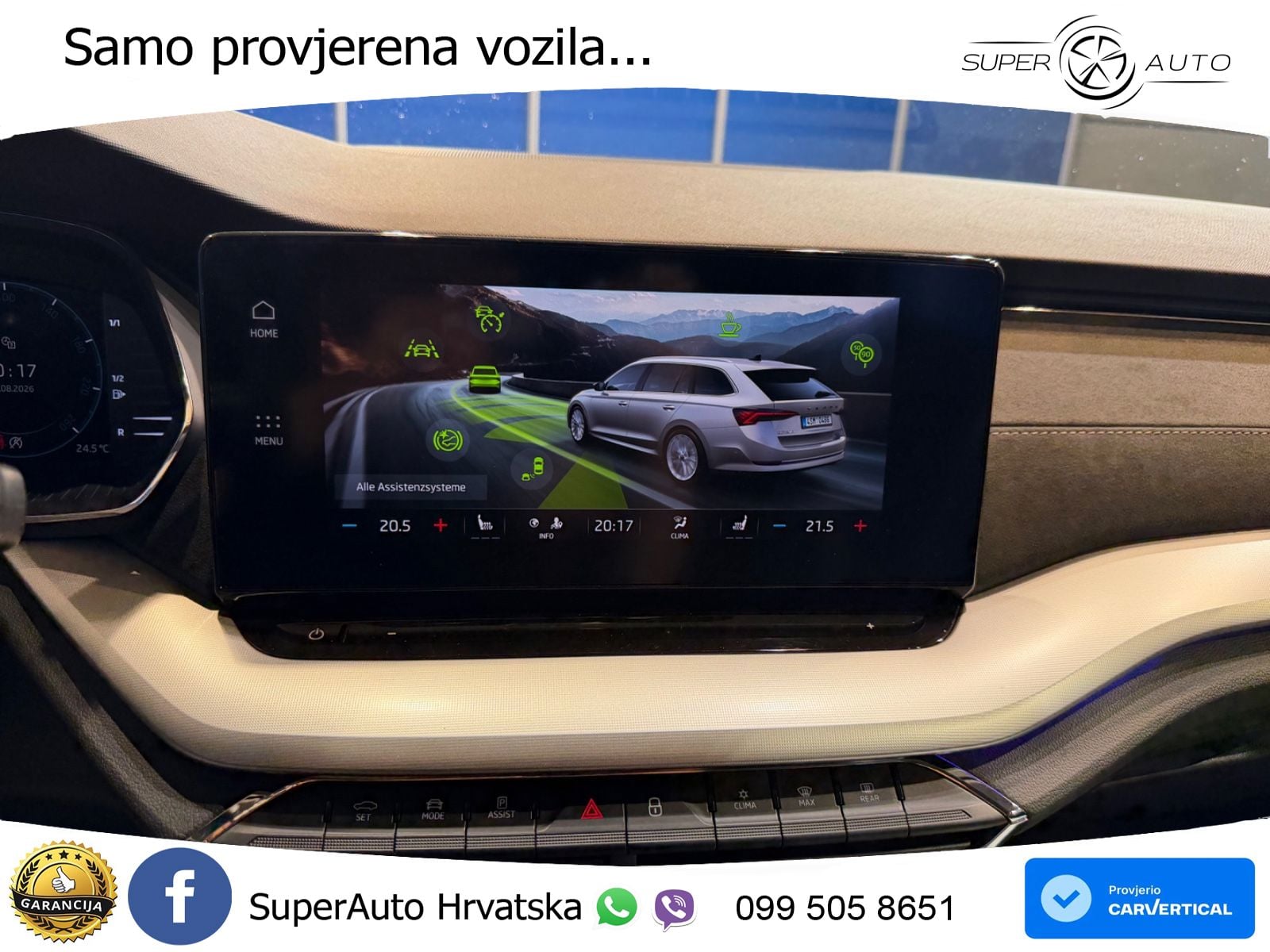 Škoda Octavia Combi 2.0 TDI (150 KS) DSG LED+GR SJED+ACC