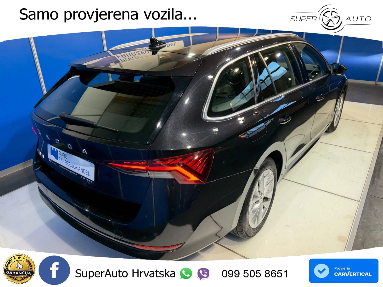 Škoda Octavia Combi 2.0 TDI (150 KS) DSG LED+GR SJED+ACC