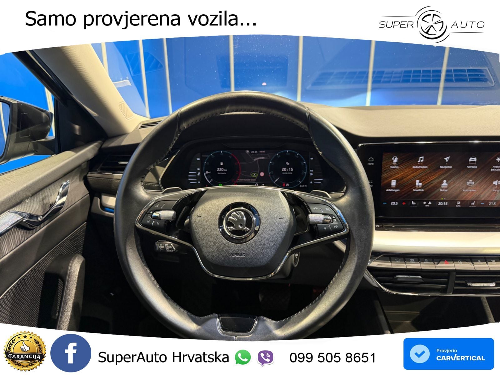 Škoda Octavia Combi 2.0 TDI (150 KS) DSG LED+GR SJED+ACC