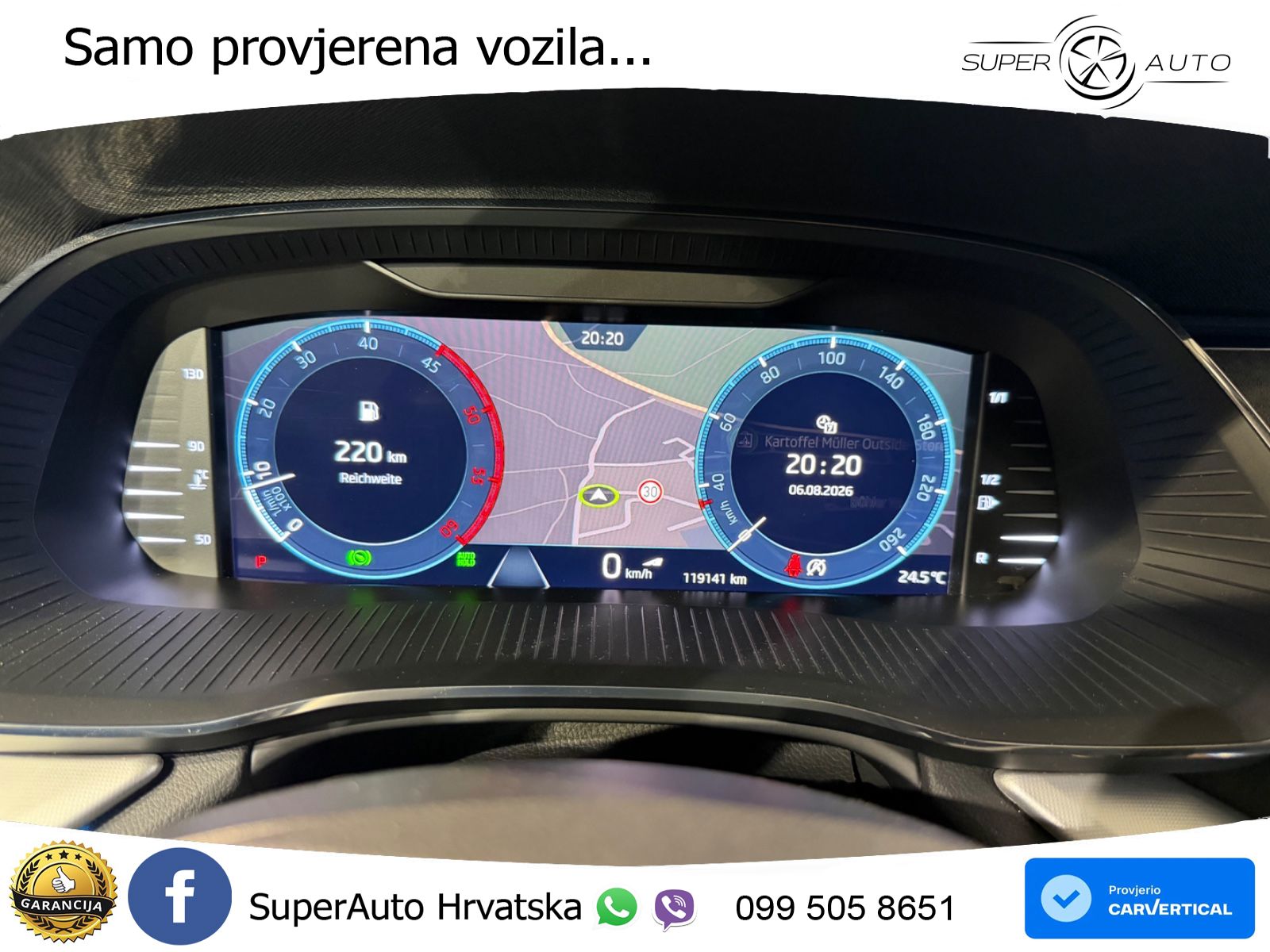 Škoda Octavia Combi 2.0 TDI (150 KS) DSG LED+GR SJED+ACC