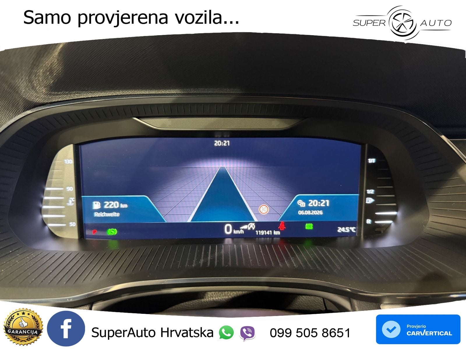 Škoda Octavia Combi 2.0 TDI (150 KS) DSG LED+GR SJED+ACC