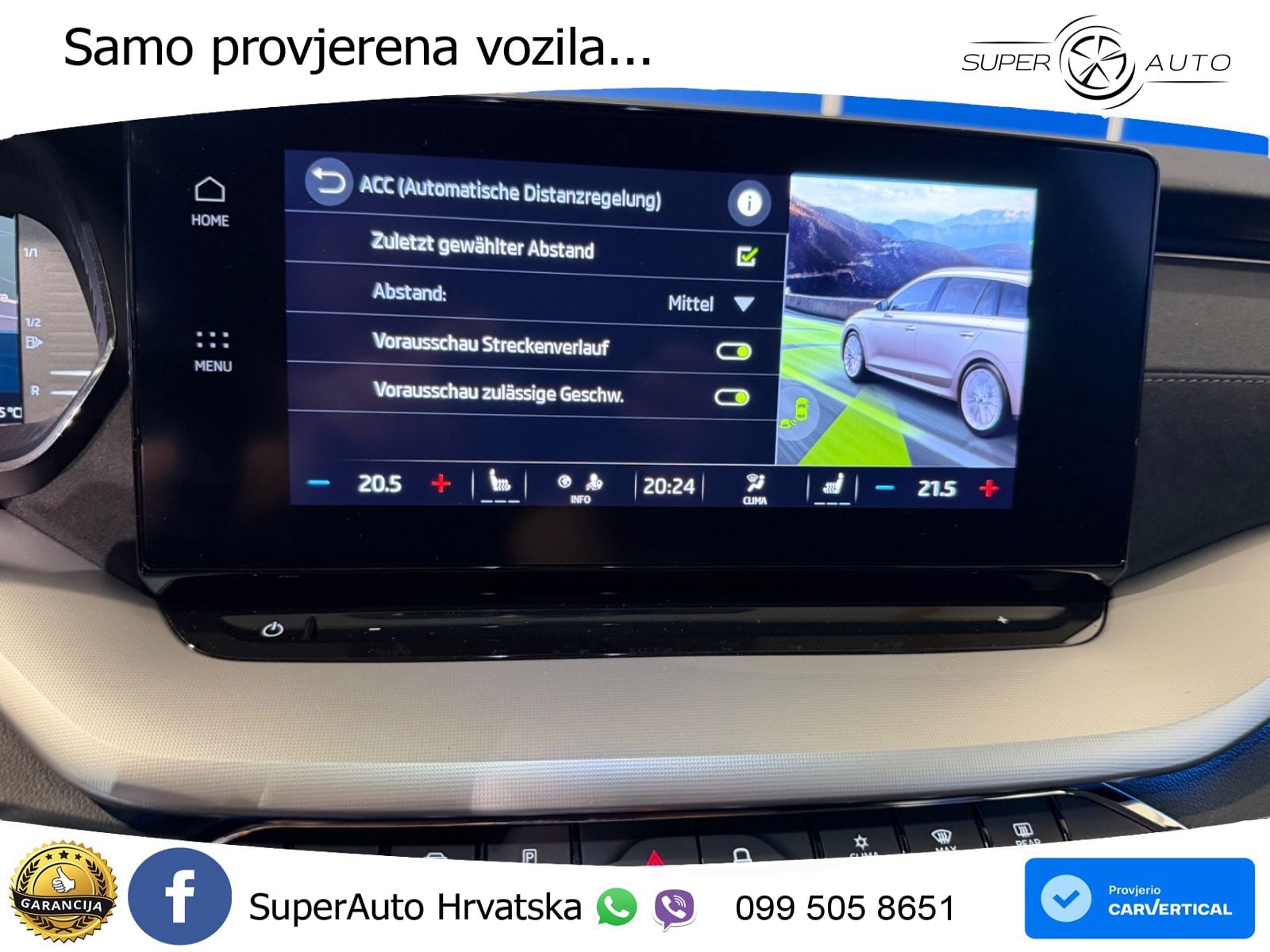 Škoda Octavia Combi 2.0 TDI (150 KS) DSG LED+GR SJED+ACC