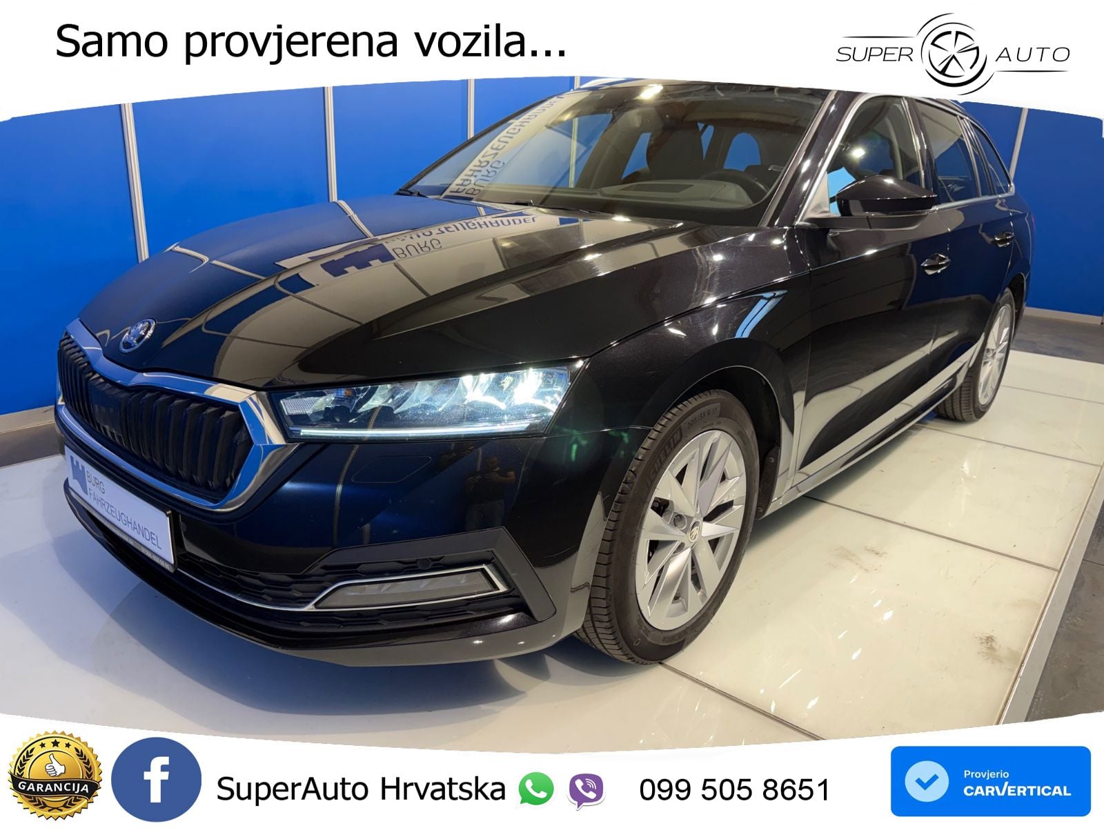 Škoda Octavia Combi 2.0 TDI (150 KS) DSG LED+GR SJED+ACC
