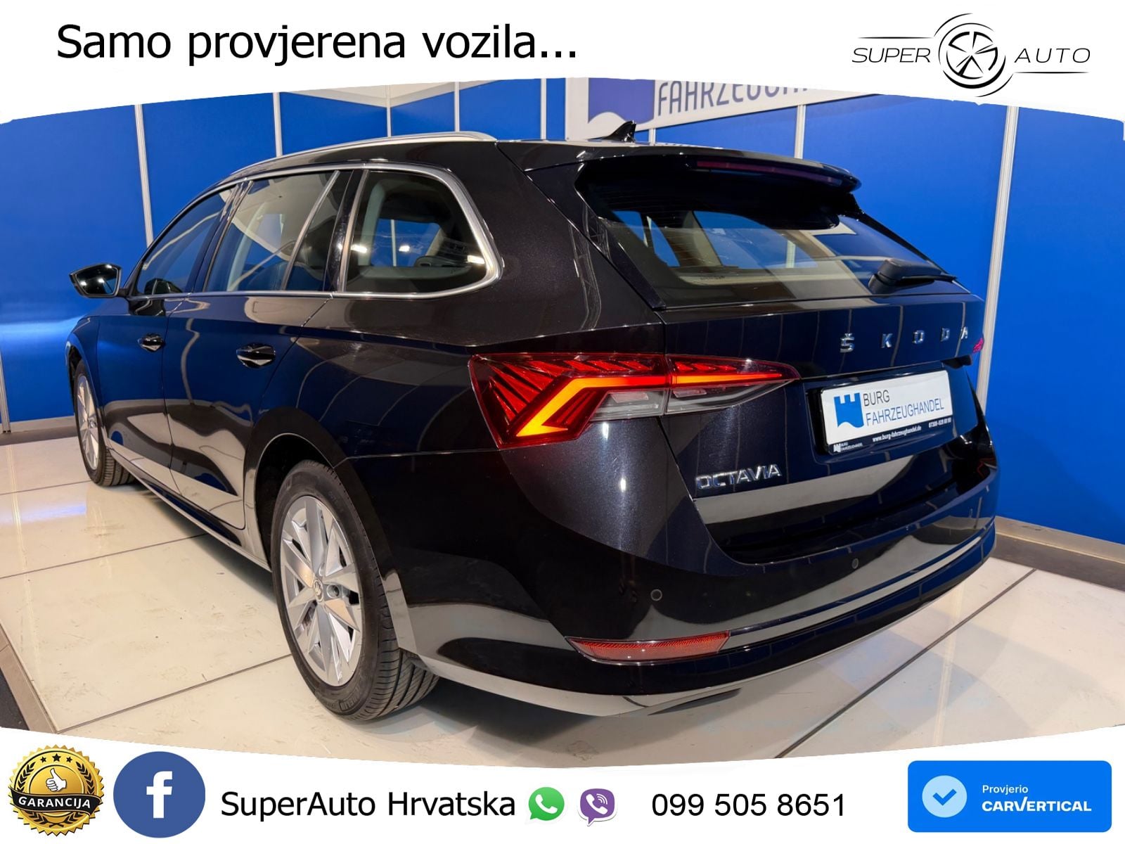 Škoda Octavia Combi 2.0 TDI (150 KS) DSG LED+GR SJED+ACC