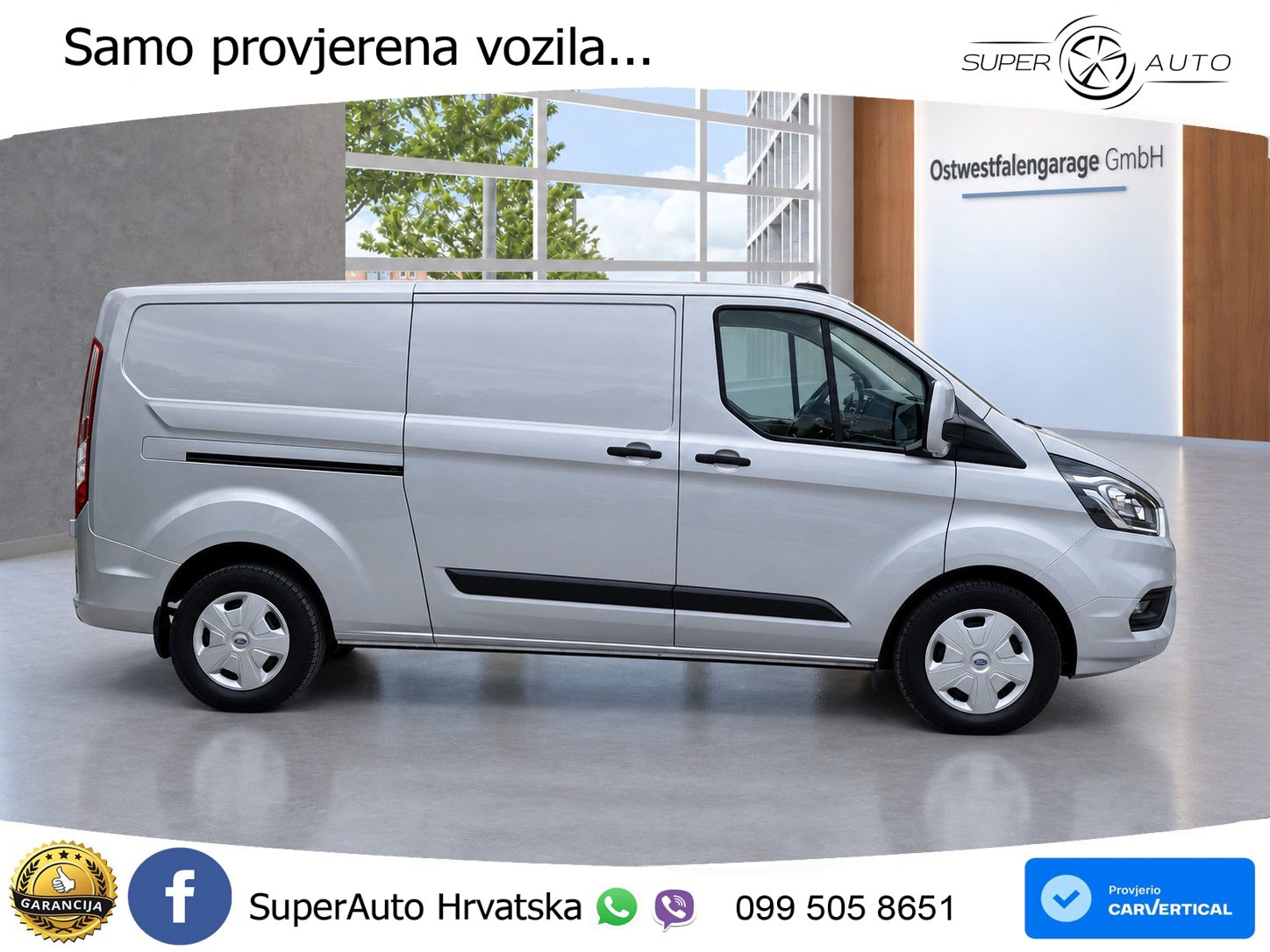Ford Transit Custom Kasten 320 (Klima, Navi) 131 KS