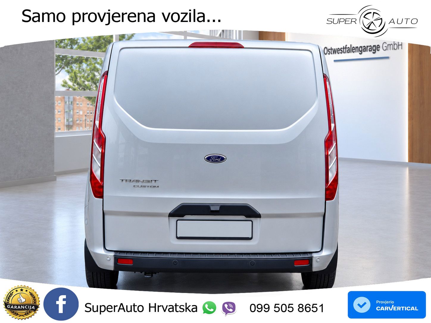 Ford Transit Custom Kasten 320 (Klima, Navi) 131 KS