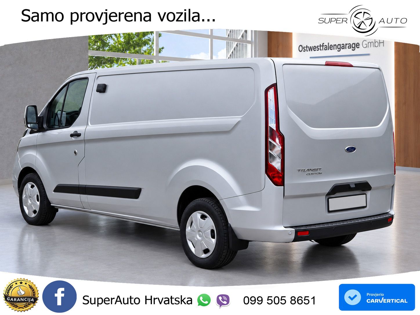 Ford Transit Custom Kasten 320 (Klima, Navi) 131 KS
