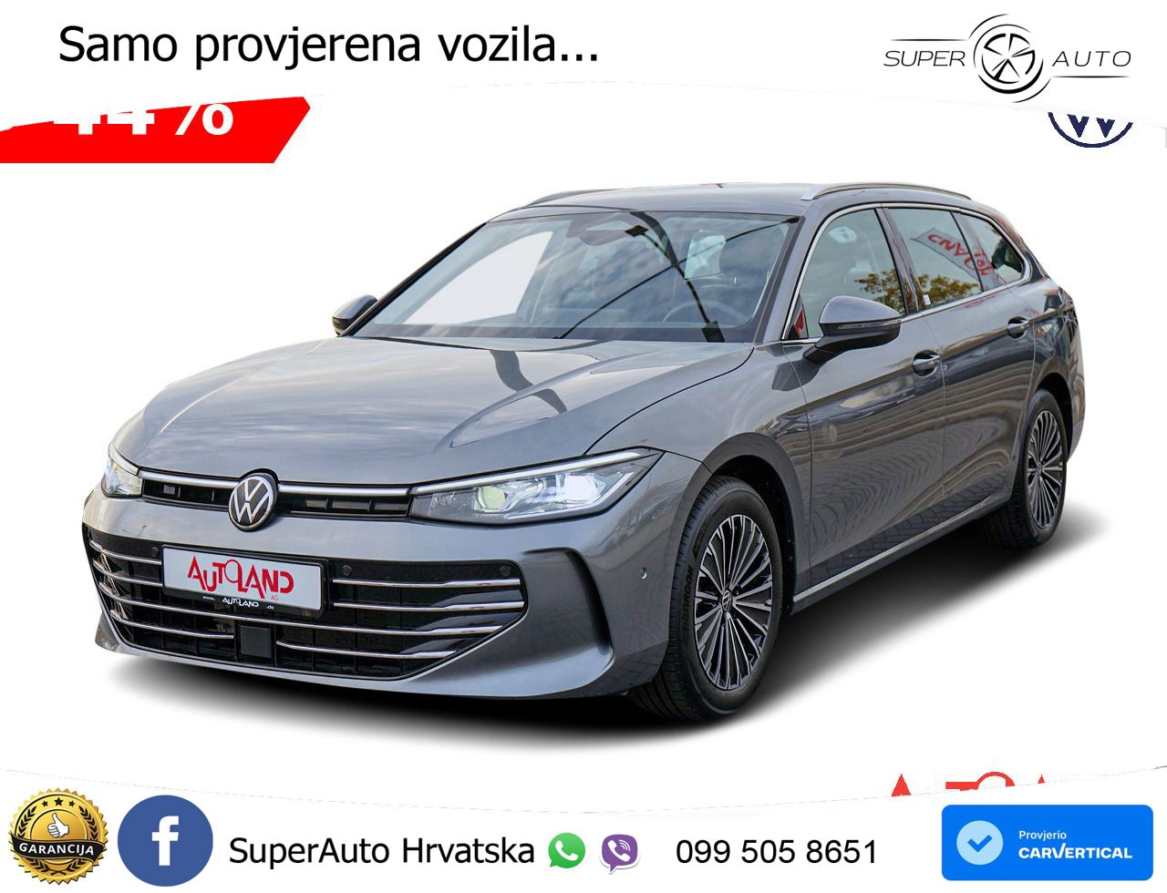 Volkswagen Passat Variant 1.5 eTSI (150 KS) DSG LED+GR SJED+ACC