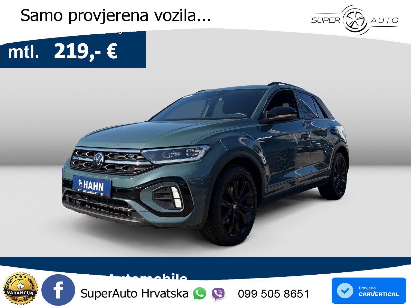 Volkswagen T-Roc I 2.0 TDI (150 KS) DSG LED+GR SJED+ACC