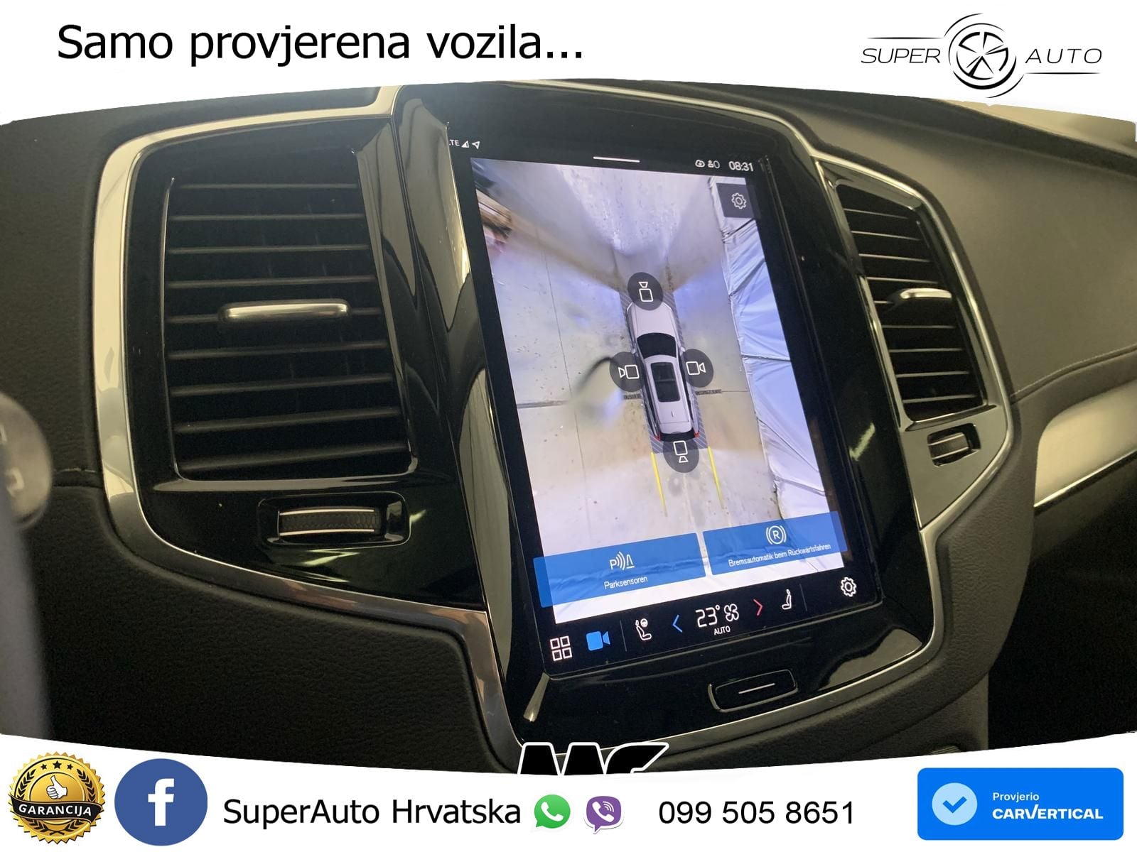 Volvo XC90 2.0 B5 Diesel AWD Automatic ACC+GR SJED+360+PANO