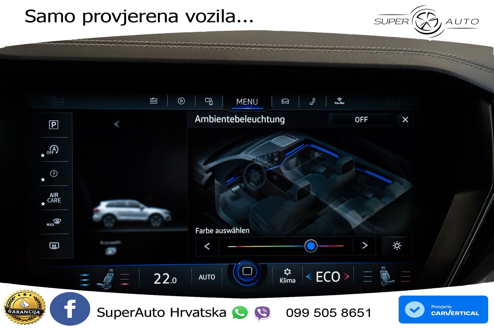 Volkswagen Touareg 3.0 V6 TDI (286 KS) 4MOTION Tiptronic R-Line ZRAČNI+ACC+GR SJED+KAM+PANO