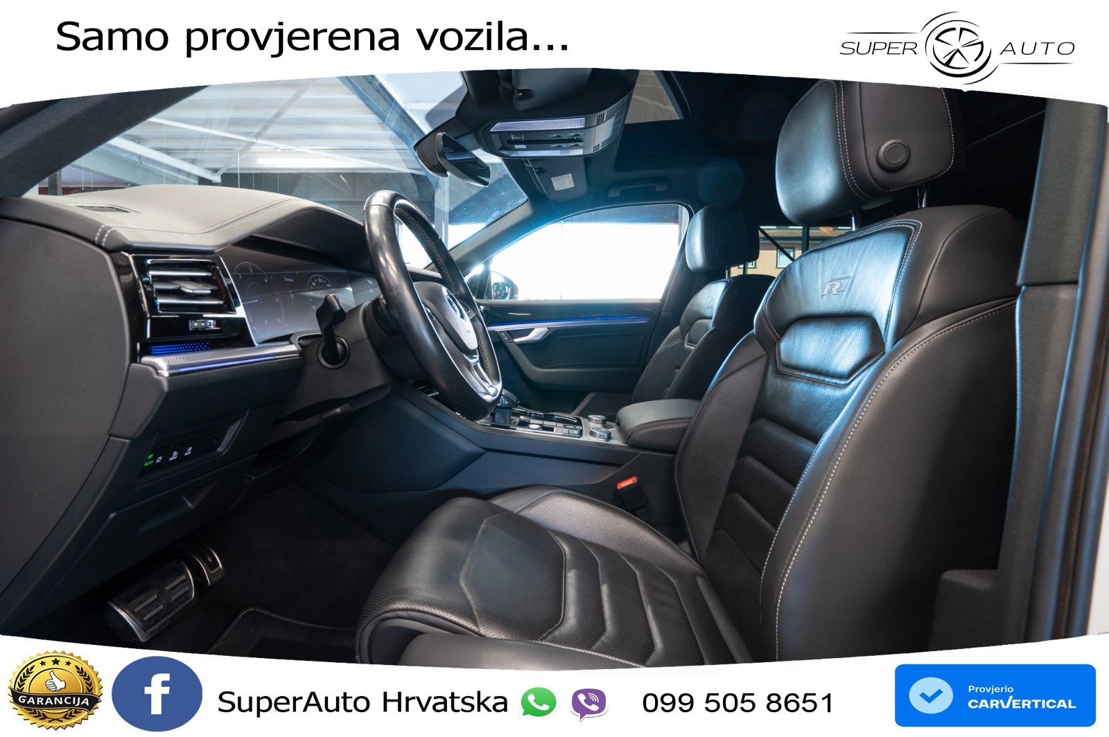 Volkswagen Touareg 3.0 V6 TDI (286 KS) 4MOTION Tiptronic R-Line ZRAČNI+ACC+GR SJED+KAM+PANO