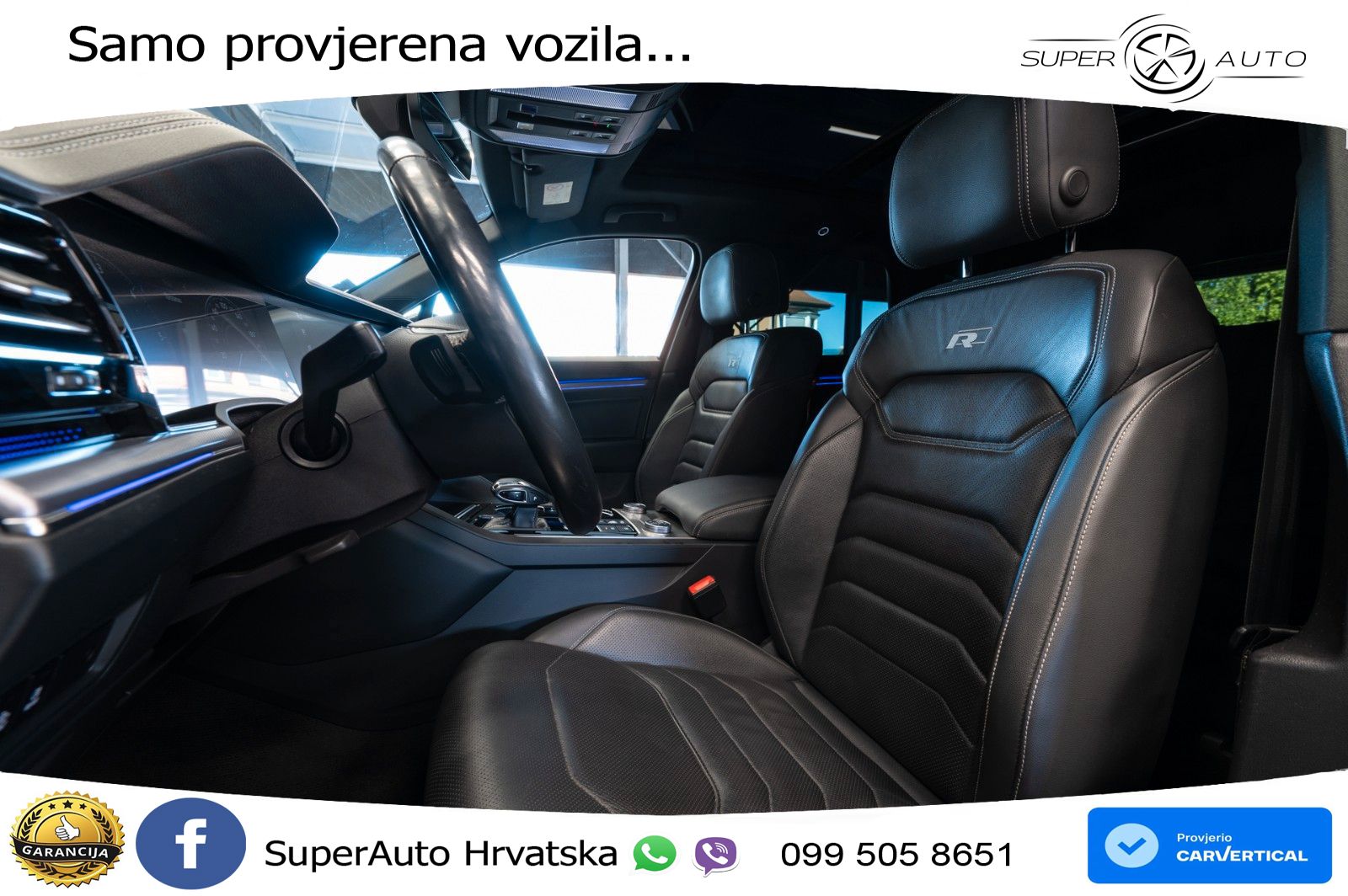 Volkswagen Touareg 3.0 V6 TDI (286 KS) 4MOTION Tiptronic R-Line ZRAČNI+ACC+GR SJED+KAM+PANO