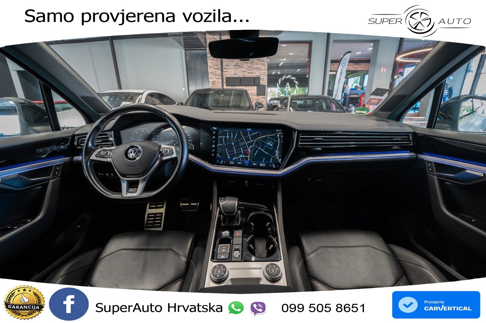 Volkswagen Touareg 3.0 V6 TDI (286 KS) 4MOTION Tiptronic R-Line ZRAČNI+ACC+GR SJED+KAM+PANO