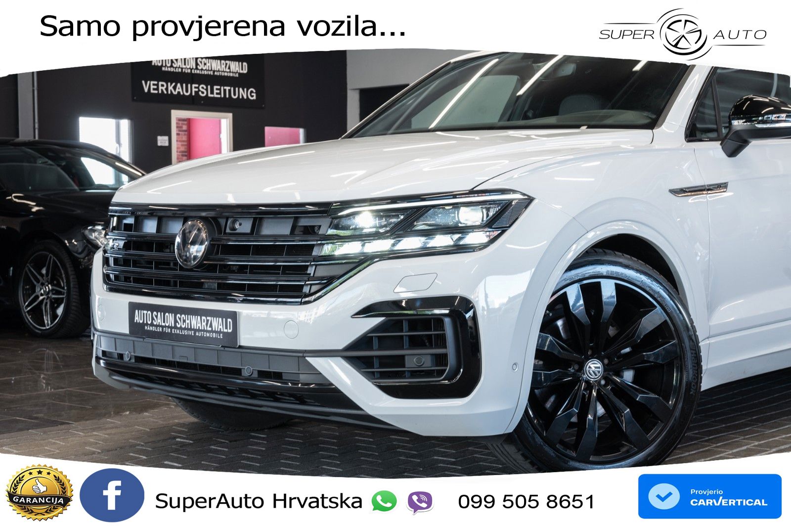 Volkswagen Touareg 3.0 V6 TDI (286 KS) 4MOTION Tiptronic R-Line ZRAČNI+ACC+GR SJED+KAM+PANO