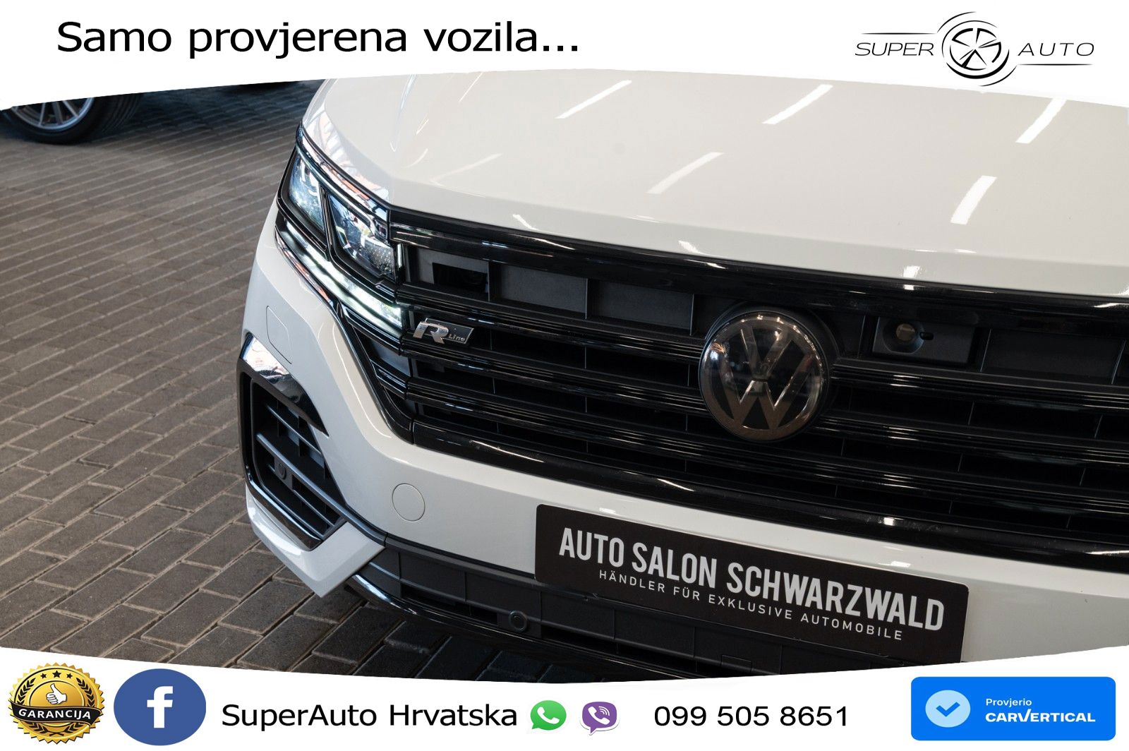 Volkswagen Touareg 3.0 V6 TDI (286 KS) 4MOTION Tiptronic R-Line ZRAČNI+ACC+GR SJED+KAM+PANO