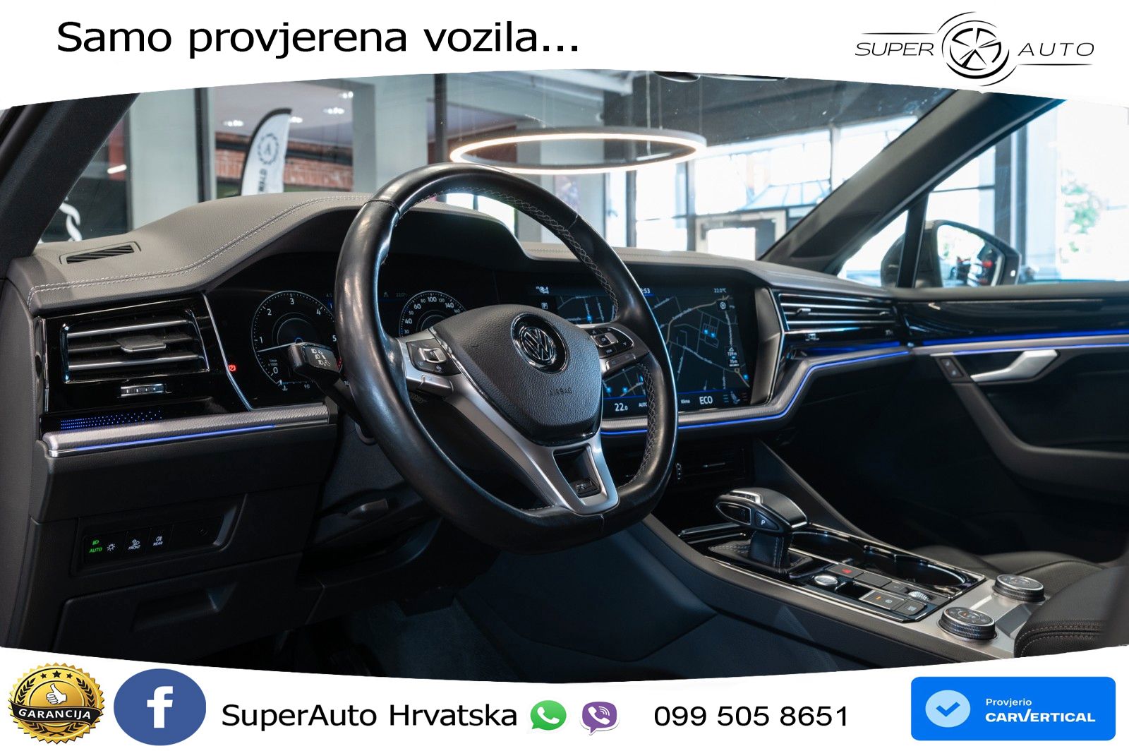 Volkswagen Touareg 3.0 V6 TDI (286 KS) 4MOTION Tiptronic R-Line ZRAČNI+ACC+GR SJED+KAM+PANO