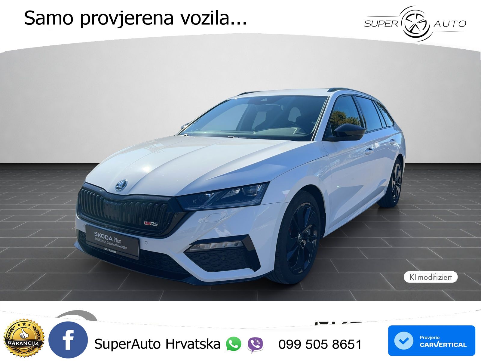 Škoda Octavia Combi RS 2.0 TDI (200 KS) DSG