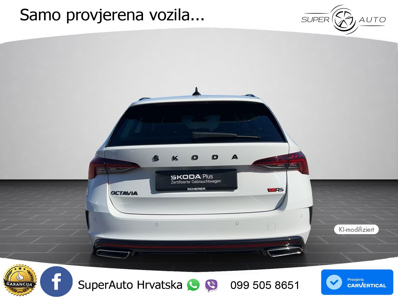 Škoda Octavia Combi RS 2.0 TDI (200 KS) DSG