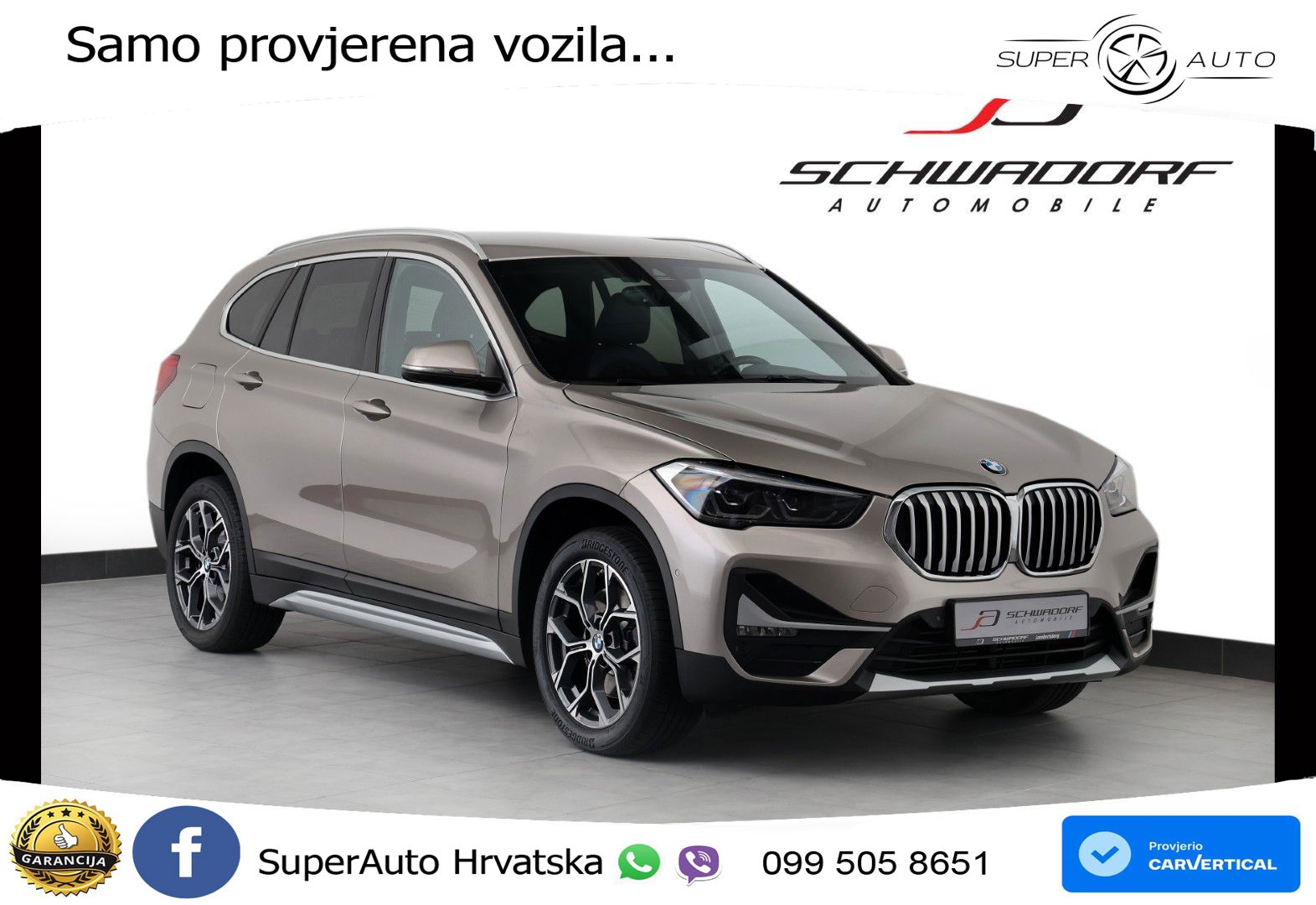 BMW X1 20d (190 KS) xDrive Steptronic xLine LED+GR SJED+ACC