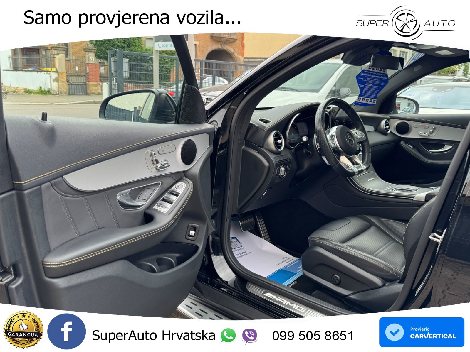 Mercedes GLC Coupe AMG 63 V8 (476 KS) 4MATIC+ MCT ZRAČNI+ACC+GR SJED+KAM+PANO