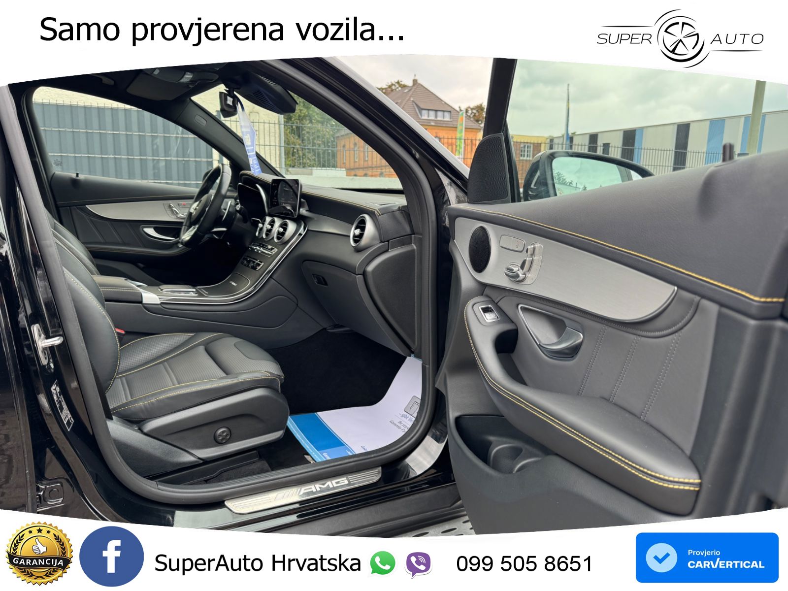 Mercedes GLC Coupe AMG 63 V8 (476 KS) 4MATIC+ MCT ZRAČNI+ACC+GR SJED+KAM+PANO